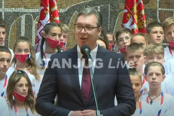 PREDSEDNIK VUČIĆ: U SPORTU, ALI I U ŽIVOTU MORATE UVEK DA SE BORITE! Mladi sportisti su naša VELIKA NADA (VIDEO)