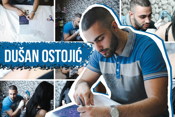 NOVINARKA ESPRESA JE OTIŠLA KOD DUŠANA DA PROVERI KOLIKO TETOVIRANJE BOLI: Nije joj bilo LAKO! (VIDEO/FOTO)