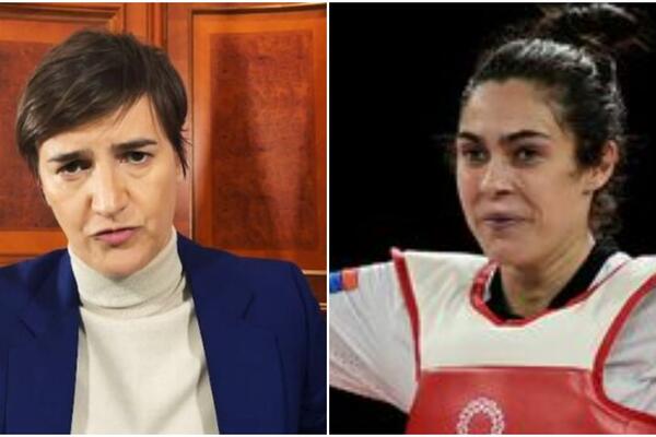 I PREMIJERKA BRNABIĆ ČESTITALA MILICI: Hvala od srca što ste nam doneli ovu radost, Srbija se ponosi Vama