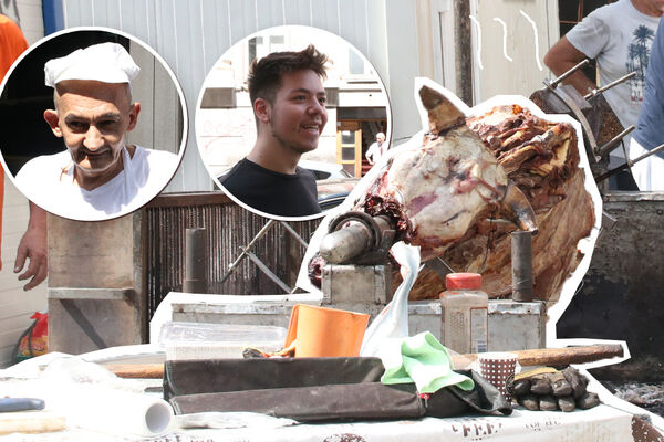 TO JE OBIČAJ, POČASTILI SE LJUDI JER RADE 24/7! Pitali smo građane šta misle o volu koji se okretao u CENTRU (FOTO)