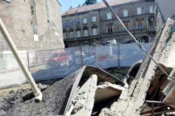 URUŠIO SE DEO ZGRADE U ZAGREBU: U njemu je bio studio POZNATOG UMETNIKA, zvali ga u PANICI (VIDEO)