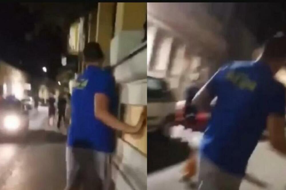 JOKIĆ SE TETURA I PRIDRŽAVA ZA ZID: Somborac snimljen u noćnom provodu (VIDEO)