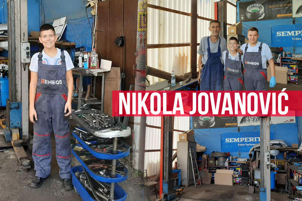 NIKOLA (13) JE NAJMLAĐI AUTOMEHANIČAR U SRBIJI: Ne postoji kvar koji ne može da sredi, IMA ZLATNE RUKE (FOTO)