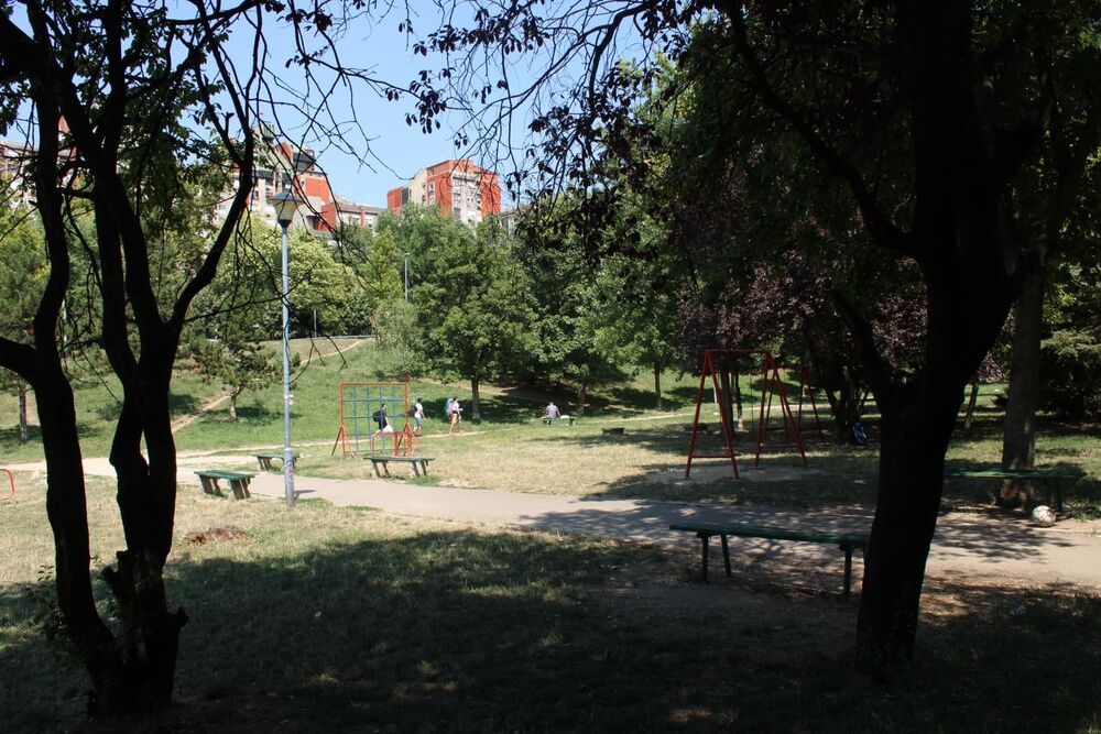 Park, Banjica, Paunov breg