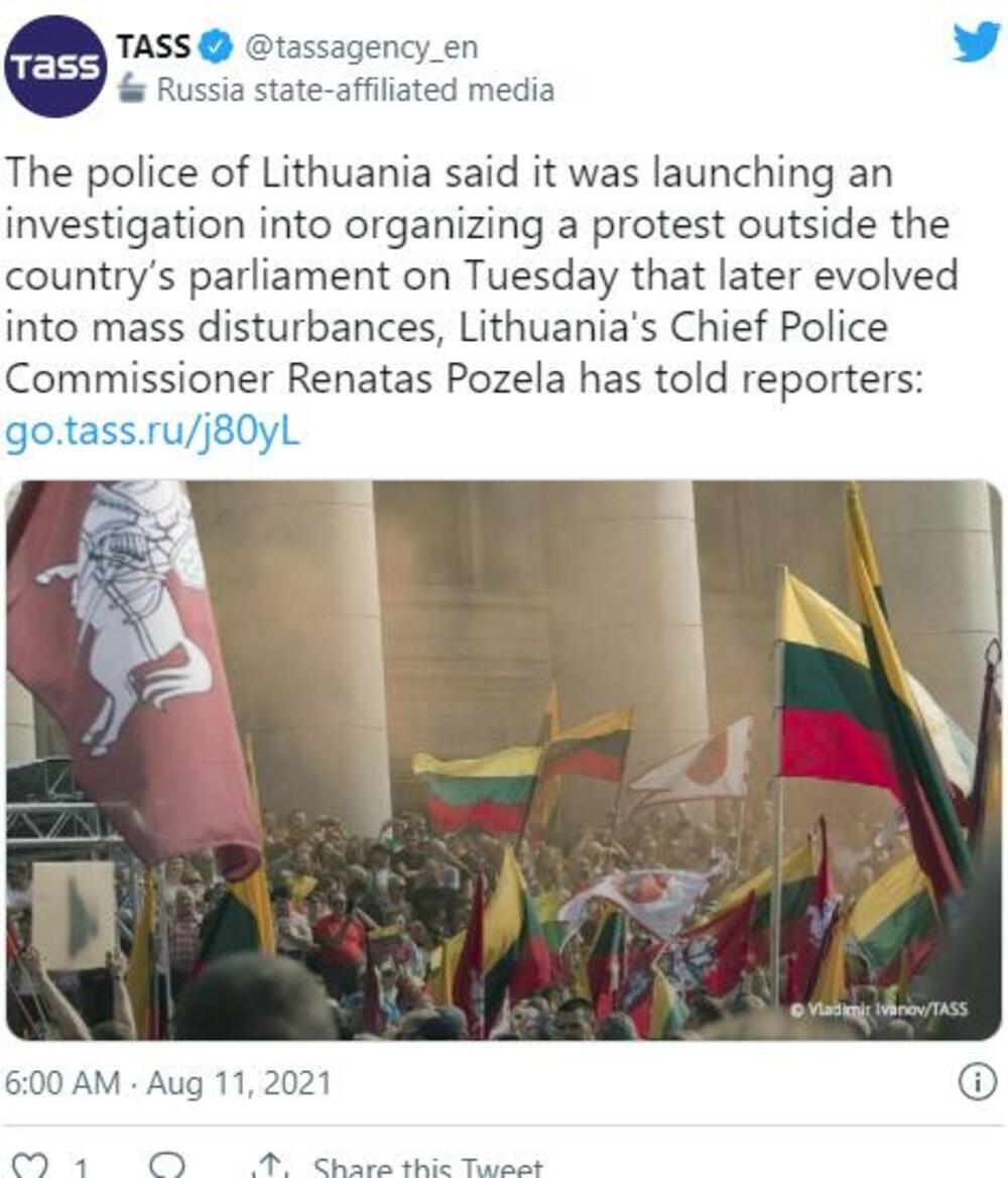 Protesti u Litvaniji