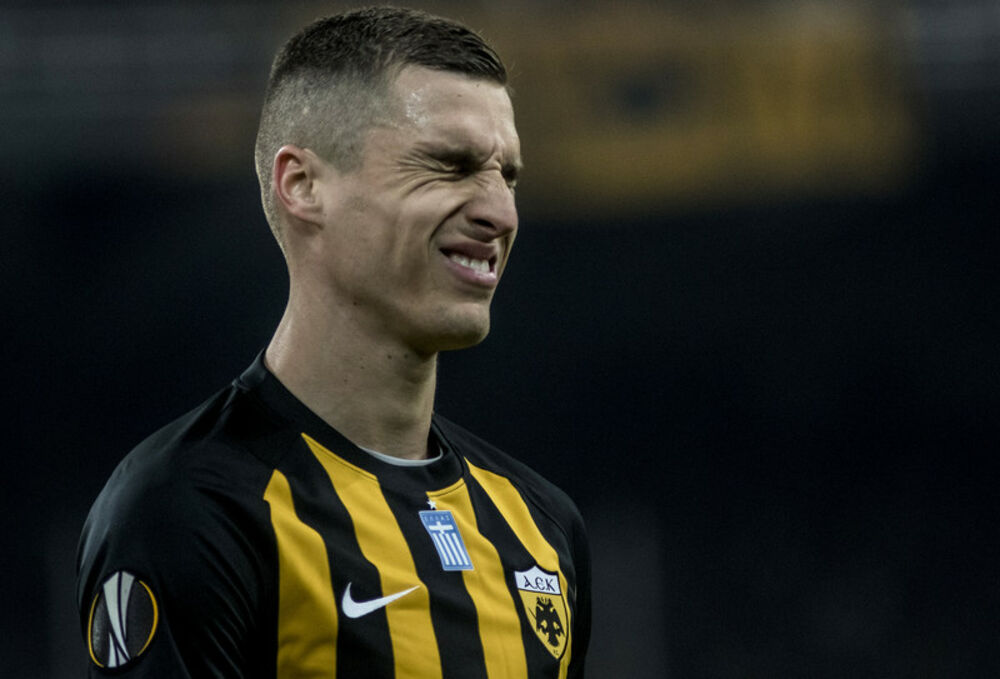 Ognjen Vranješ u dresu atinskog AEK-a