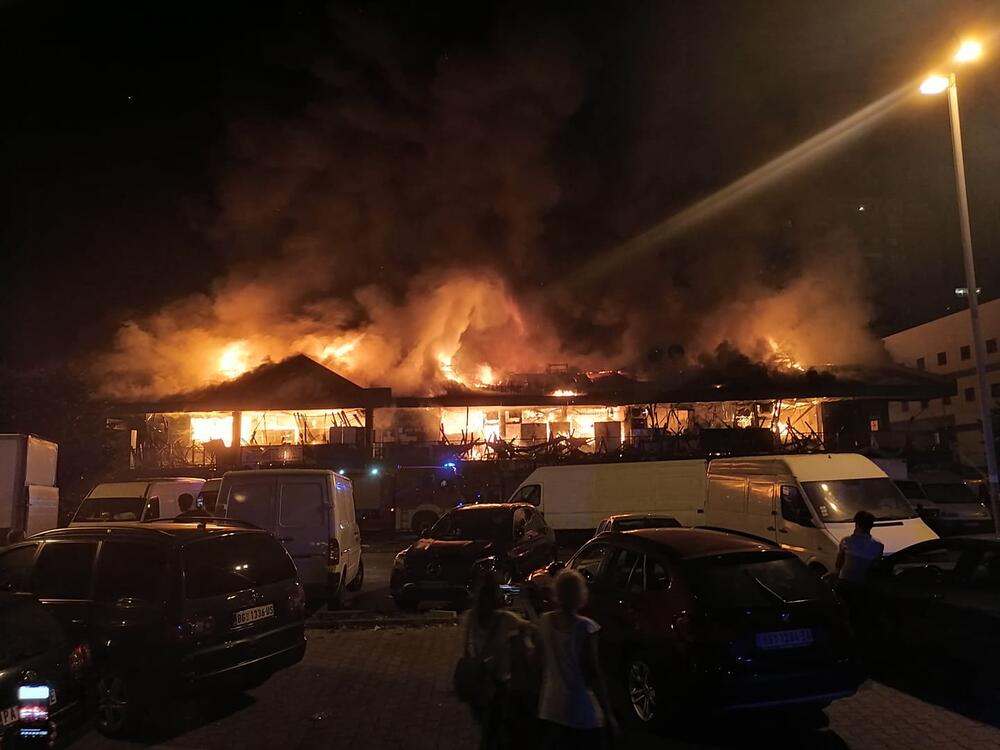 Požar na Novom Beogradu
