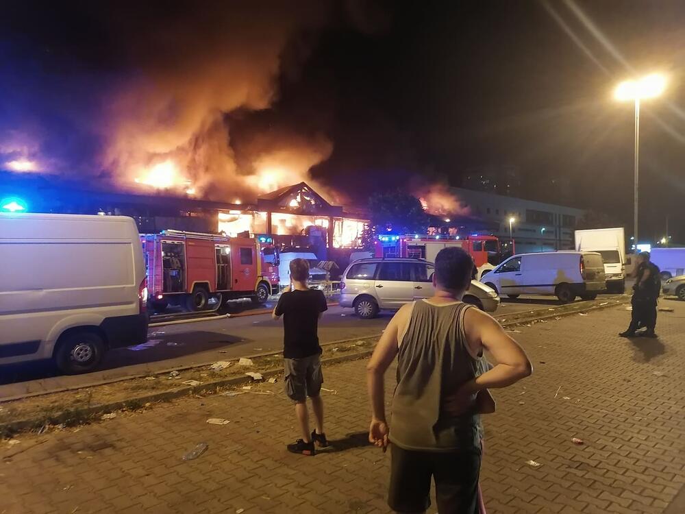 Požar na Novom Beogradu