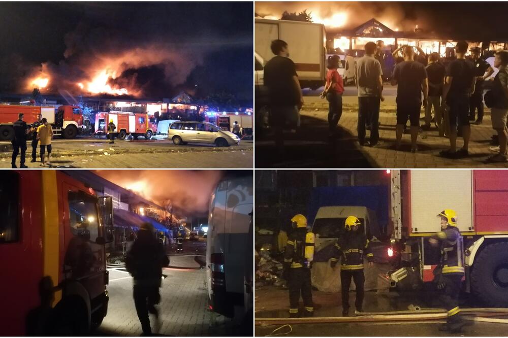 LOKALIZOVAN POŽAR U KINESKOM TRŽNOM CENTRU: Hrabri vatrogasci se CELU NOĆ borili sa STIHIJOM! (FOTO/VIDEO)
