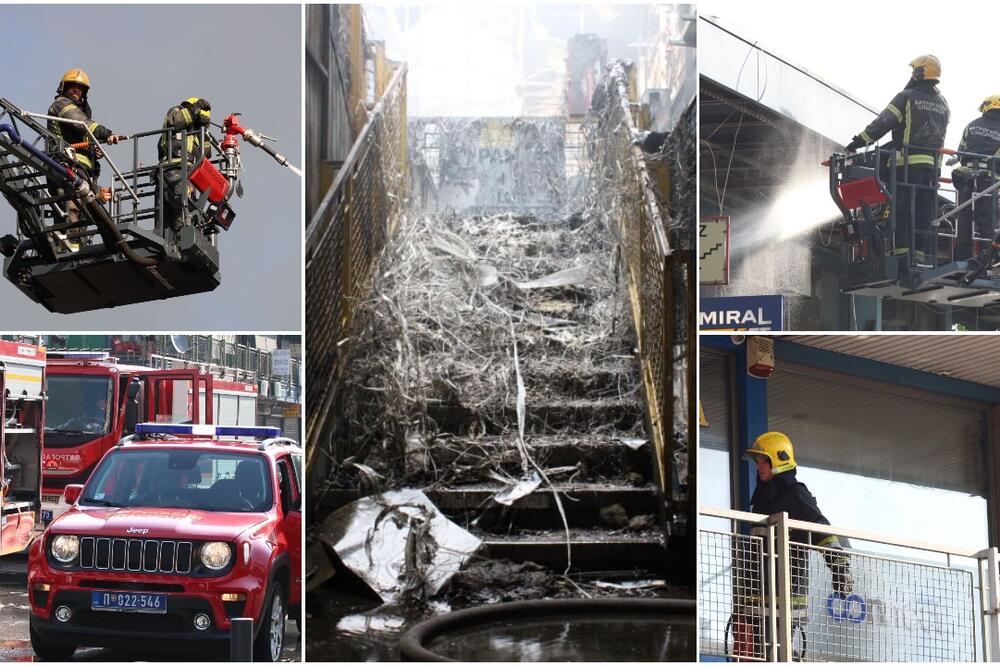 HEROJSKA AKCIJA HEROJA VATROGASACA JOŠ TRAJE: Pogledajte kako se bore protiv stihije u Bloku 70! (FOTO) (VIDEO)