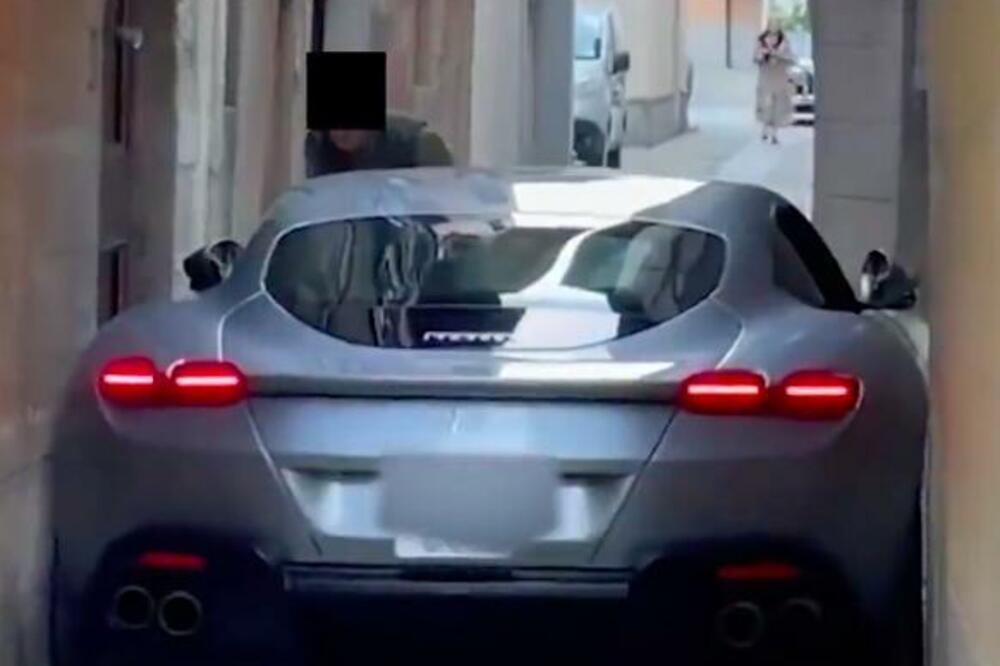 KRENUO FERARIJEM KROZ USKU ULICU... Ostatak morate videti svojim očima! (VIDEO)