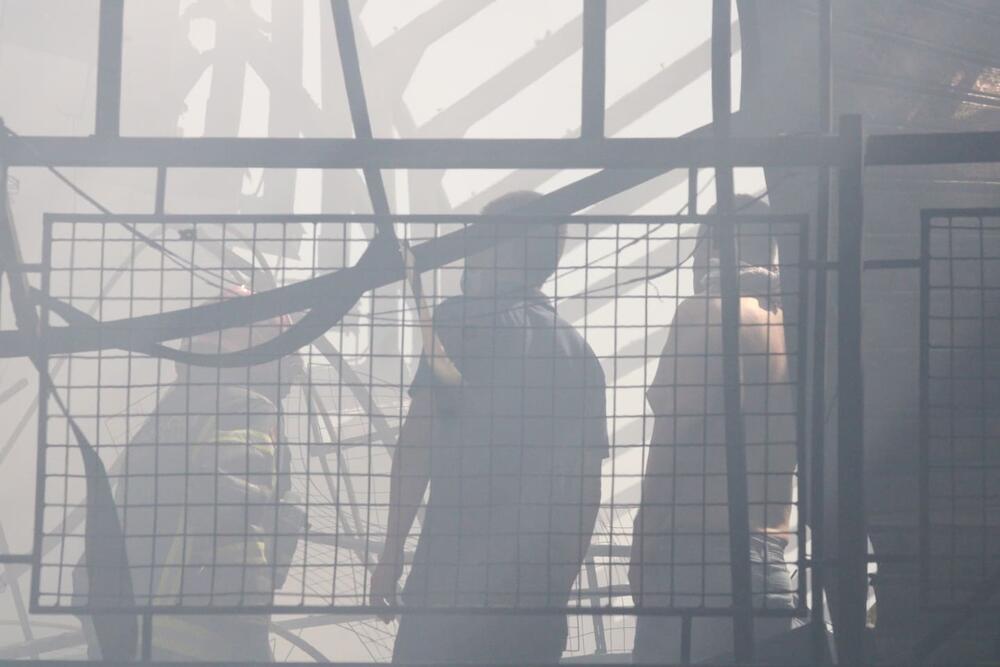 Požar, Blok 70, Vatrogasci