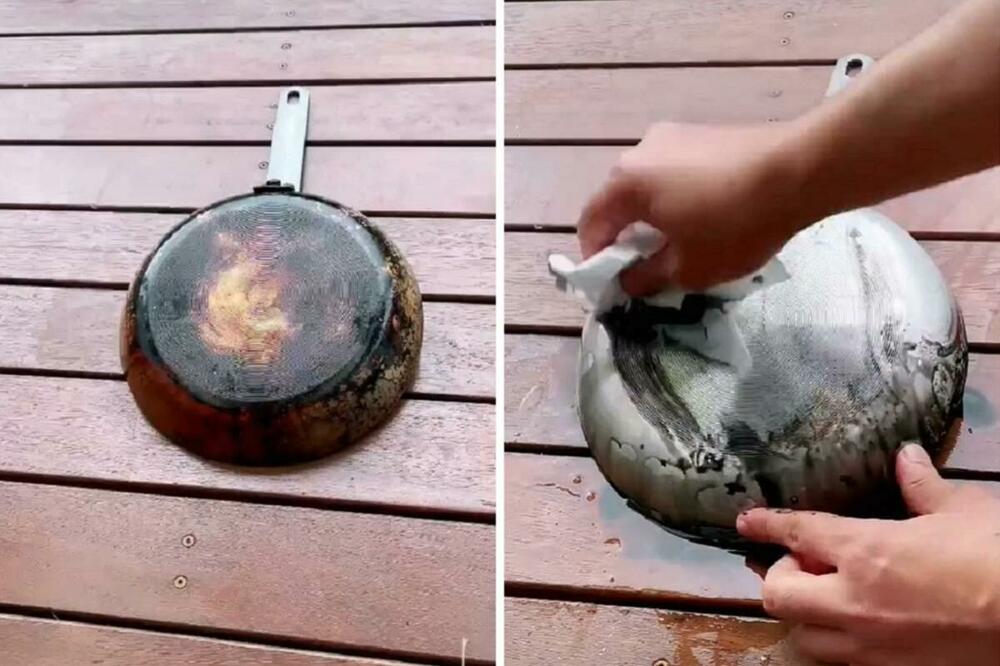 NEVEROVATAN TRIK ZA PRANJE POSUĐA: Nakon ovih koraka vaš tiganj biće kao nov, IAKO JE SAV ZAGOREO!