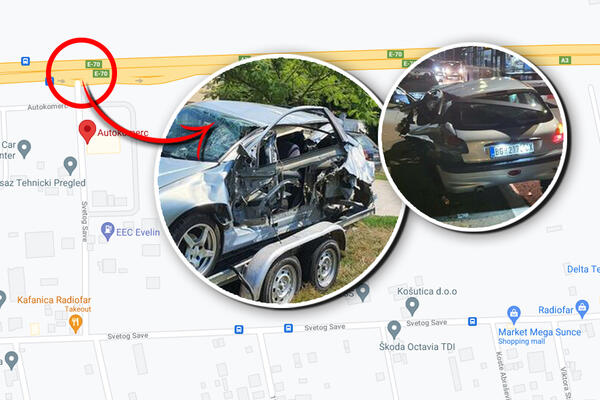 STEFANU JE PUKLA GUMA KOD AUTOKOMERCA, ALI TO NIJE NAJGORE: Ostavio je auto na 30 minuta, zatekao je OLUPINU (FOTO)