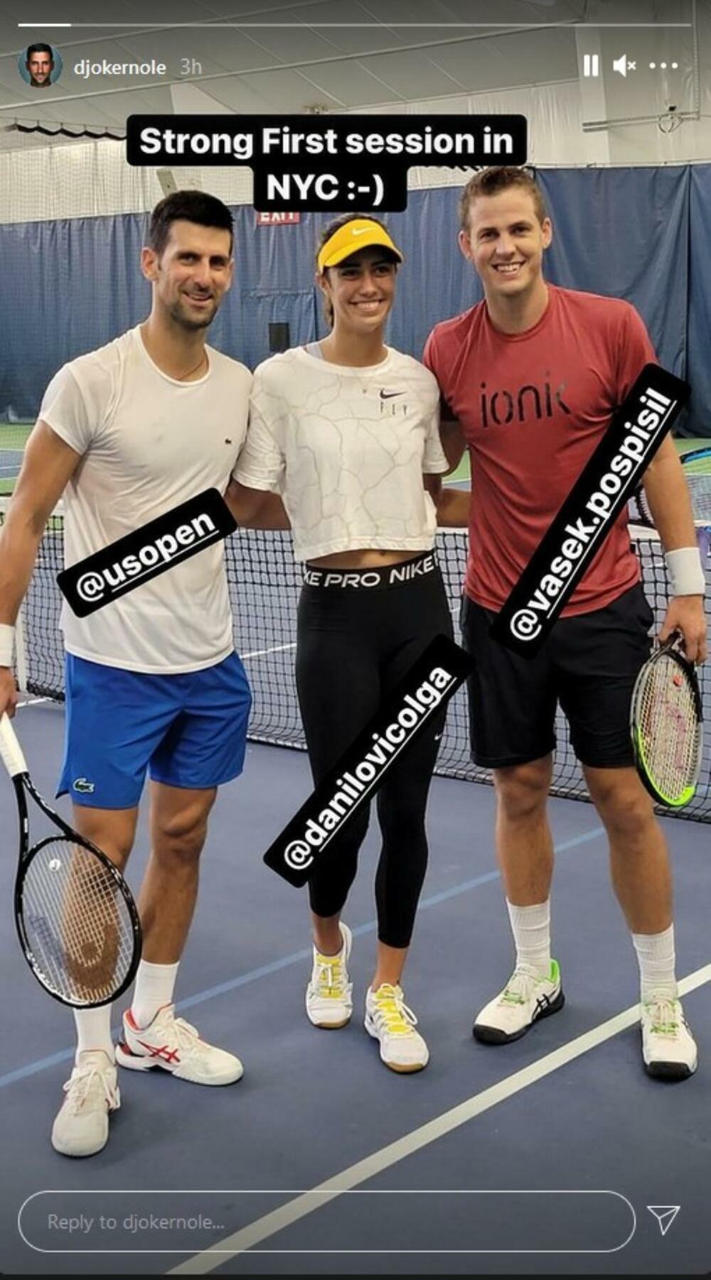 Novak Đoković, Olga Danilović