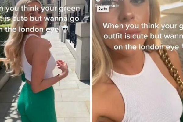 ZBOG ZELENOG ŠORTSA POSTALA JE HIT NA DRUŠTVENIM MREŽAMA: Sad joj se svi smeju, NIJE RAZMIŠLJALA O TOME (VIDEO)