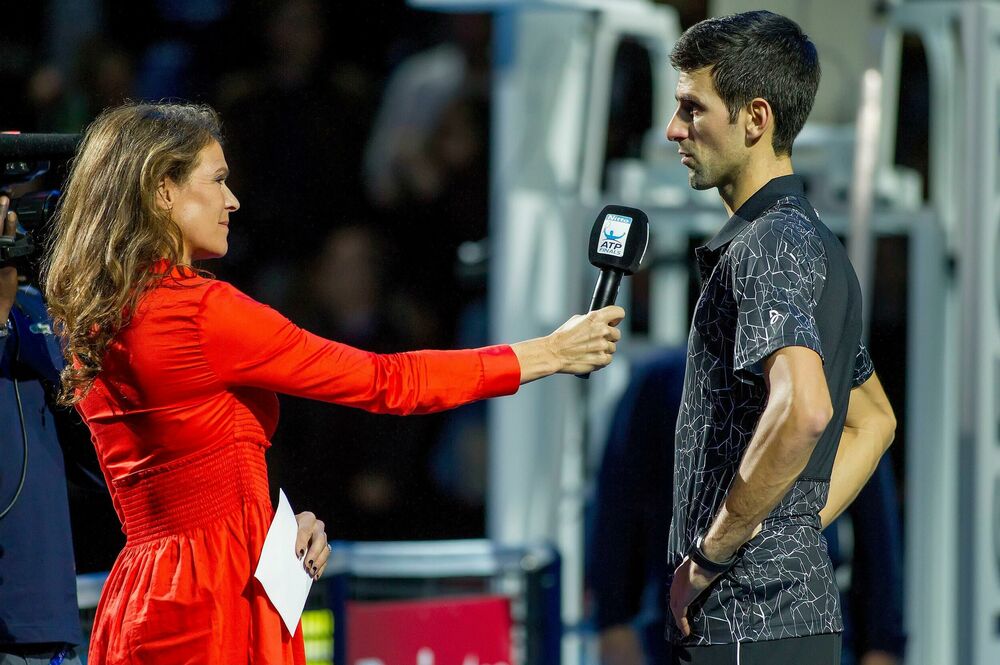 Anabel Kroft, Novak Đoković