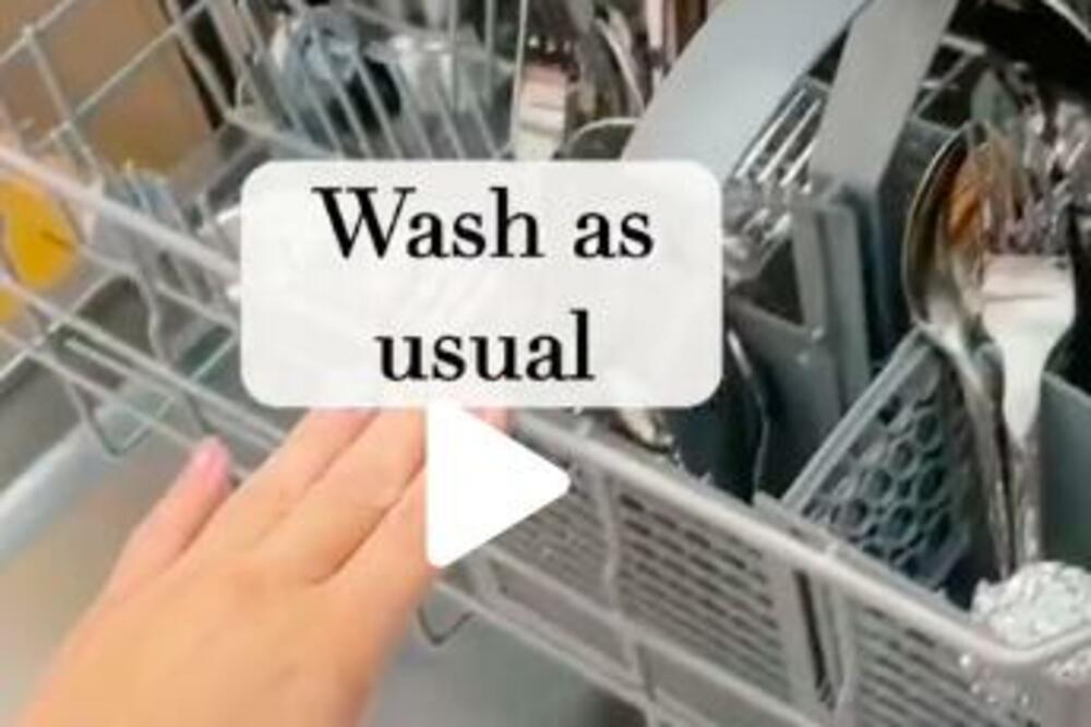 GENIJALAN TRIK: Ubacite OVO u mašinu za pranje sudova i odmah ćete primetiti RAZLIKU (VIDEO)