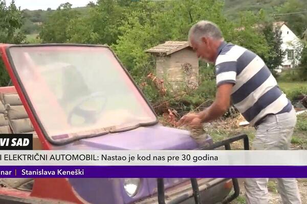 PRVI ELEKTRIČNI AUTOMOBIL NAPRAVIO SRBIN? Dokaz je kod Đorđa u dvorištu! (VIDEO)