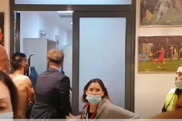 RUMUNI TEŠKO PODNELI NOVI PORAZ: Igrač i trener se POTUKLI u svlačionici! (VIDEO)