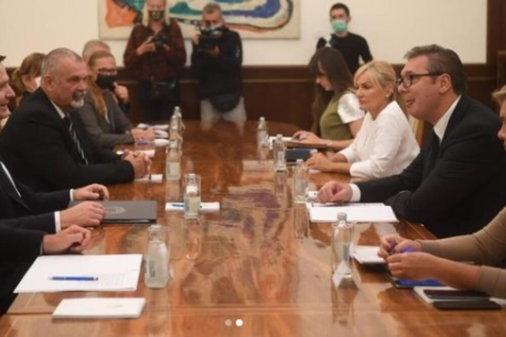 Vučić i Zorčič: Poseta slovenačke delegacije Srbiji potvrda prijateljstva dve zemlje (FOTO)
