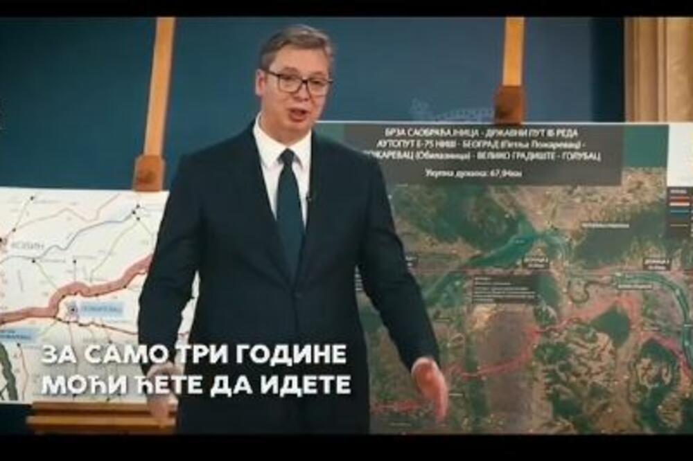 SPAJAMO SRBIJU SA NAJLEPŠIM DELOM DUNAVA: Vučić objavio snimak o izgradnji DUNAVSKOG KORIDORA (VIDEO)