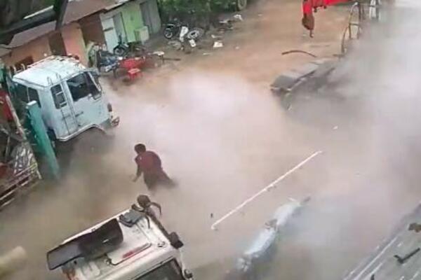 EKSPLODIRALA BOCA PUNA GASA: Ostavila veliku rupu u zidu (VIDEO)