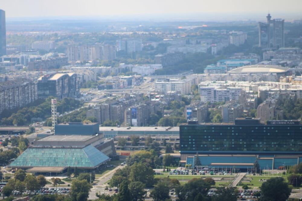 Novi Beograd, pogled sa Kule