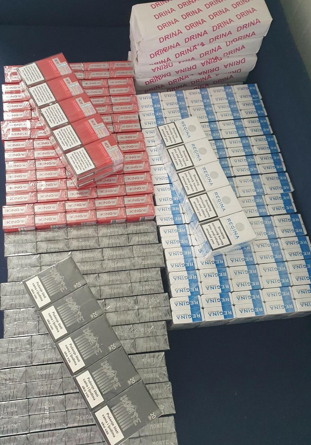 Cigarete, Zaplena, Šverc cigareta