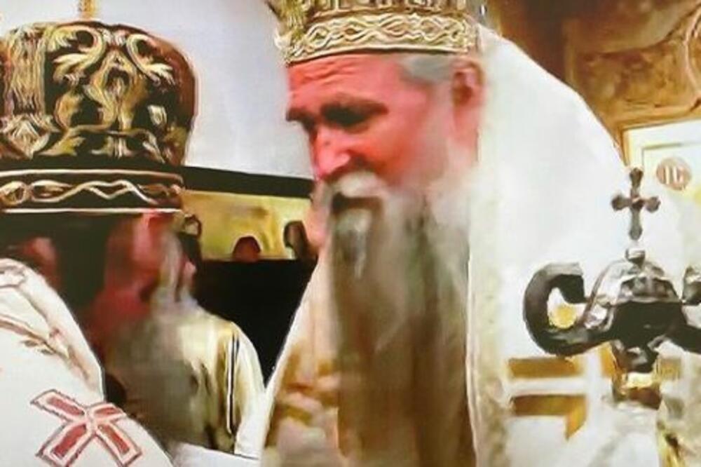 DOSTOJAN! USTOLIČEN JOANIKIJE, PORFIRIJE I ON HELIKOPTEROM DOŠLI U HRAM: Uhapšen Veselin Veljović (VIDEO)