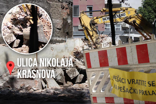 ČUPAJU KABLOVE, GAĐAJU NAS KAMENICAMA! Obrušio se deo zida u centru BG, stanari OČAJNI: APELUJU NA NADLEŽNE (VIDEO)