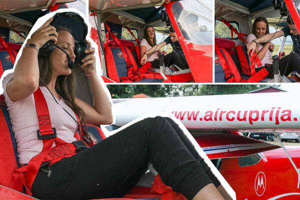 LETELA SAM ULTRALAKIM AVIONOM! Nisam se nadala jednoj reakciji PILOTA, mislila sam da se PREVRĆEMO! (VIDEO)