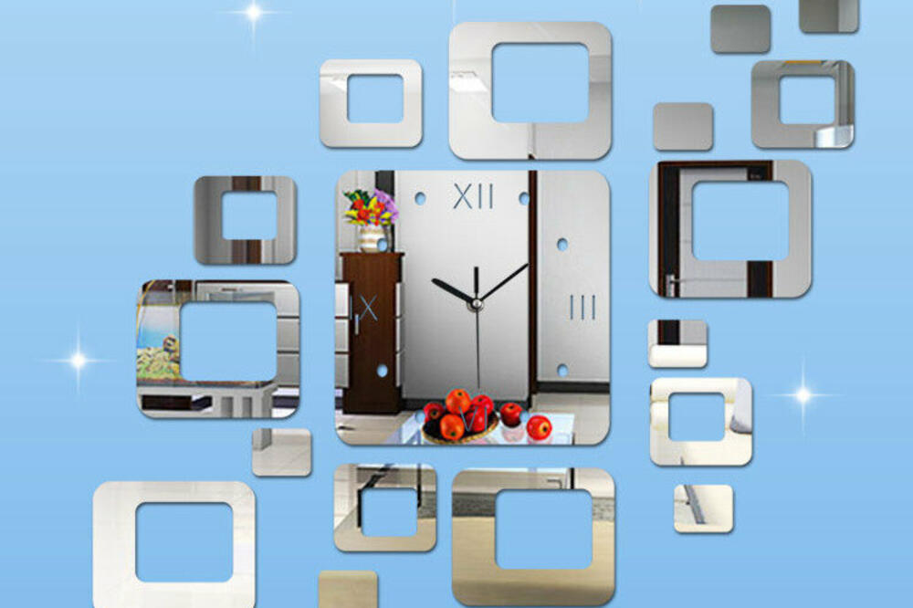 AKRILNI SAMOLEPLJIVI ZIDNI SATOVI: Ukrasite prostoriju na ovaj interesantan način, za samo 1.800 dinara!