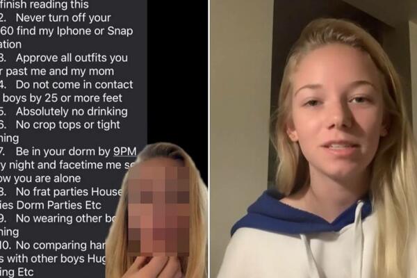 "SVU ODEĆU MORAMO ODOBRITI JA ILI MOJA MAMA": Podelila listu pravila ponašanja koje joj je dao BIVŠI DEČKO! (VIDEO)
