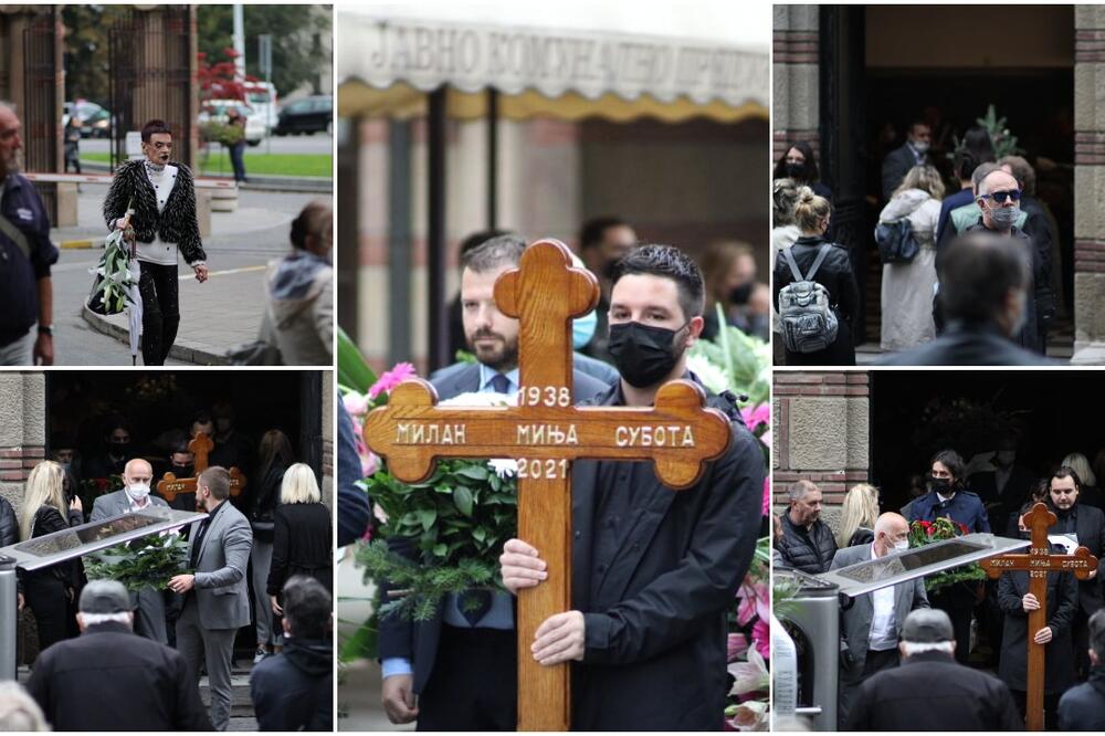 MINJA SUBOTA SAHRANJEN UZ CRKVENI HOR: Poslednje zbogom junaku našeg detinjstva (FOTO)