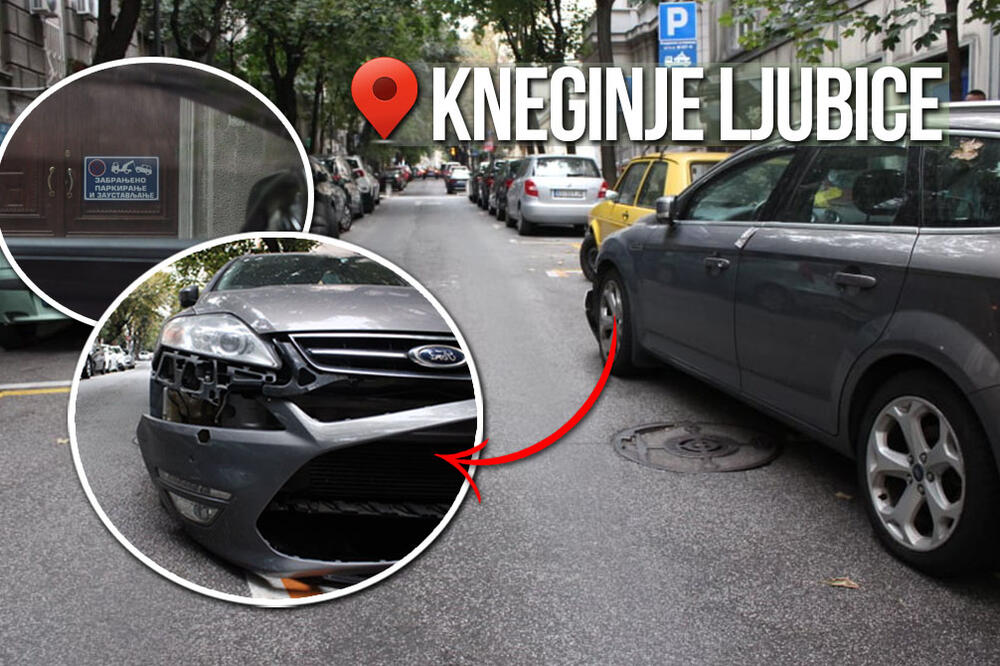 MISTERIJA U CENTRU BG: Parkirani auto je skroz IZUDARAN, vlasnica ga parkirala pre DVA MESECA i zaboravila na njega