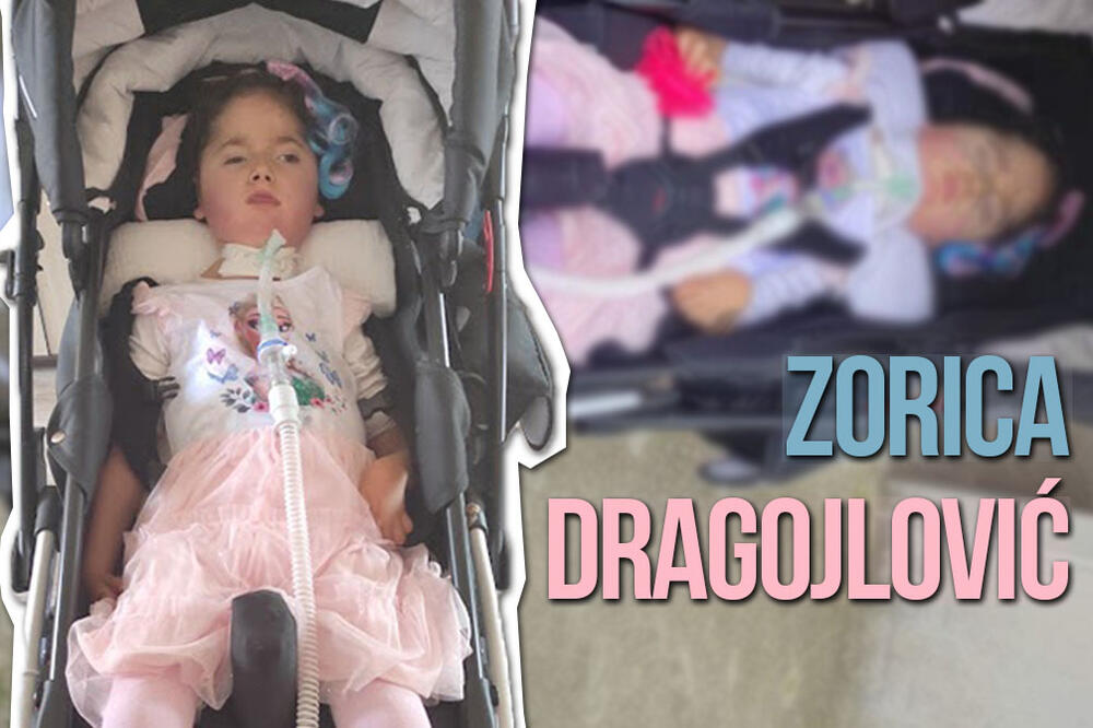 ZORICA (6) BOLUJE OD SPINALNE MIŠIĆNE ATROFIJE TIP 1: Hitno je potreban novac za aparat BEZ KOG NE MOŽE DA ŽIVI!
