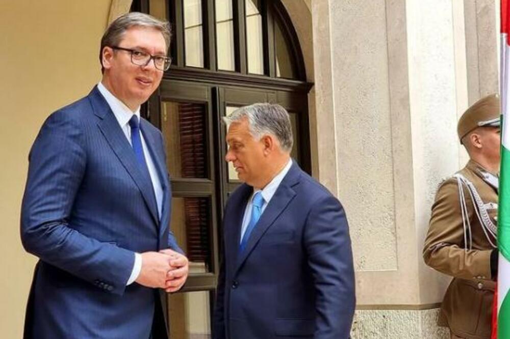 VUČIĆ SA ORBANOM: Predsednik Srbije sastao se sa predsednikom Vlade Mađarske! (FOTO)