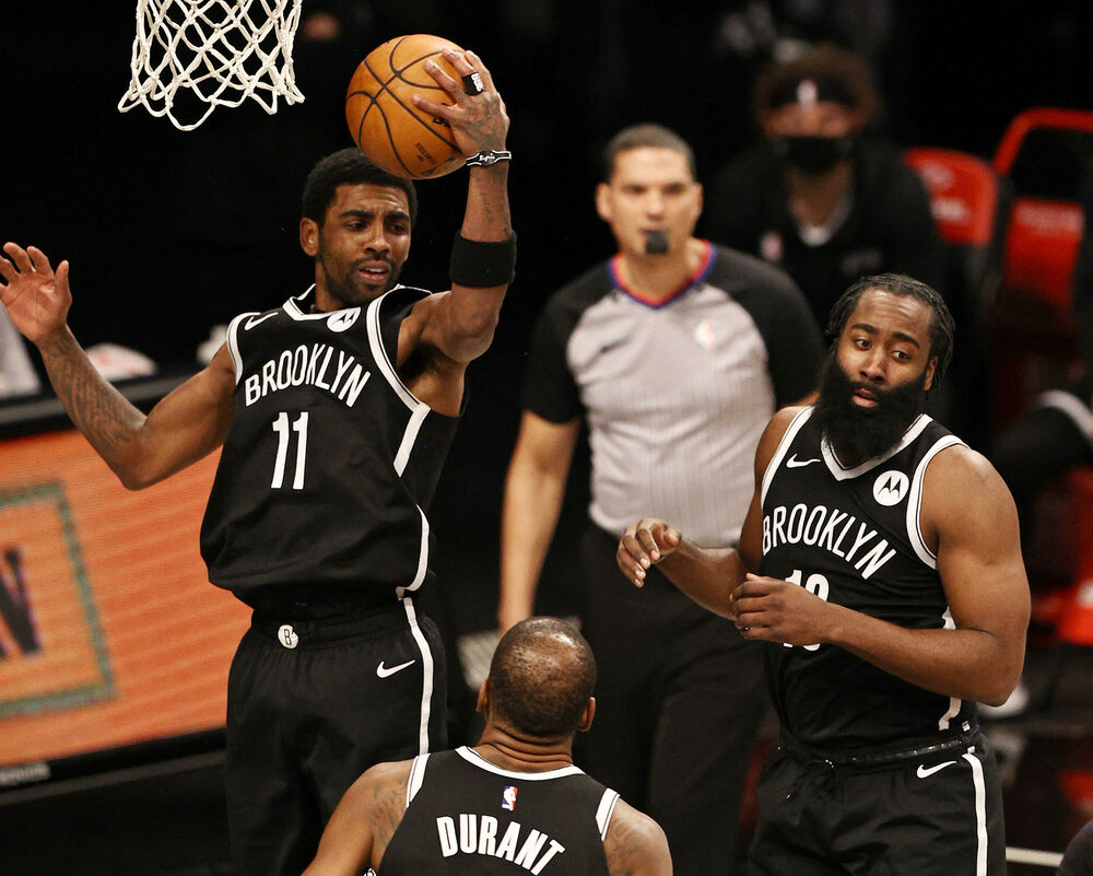 Kevin Djurant, Kajri Irving, Džejms Harden, Bruklin Nets