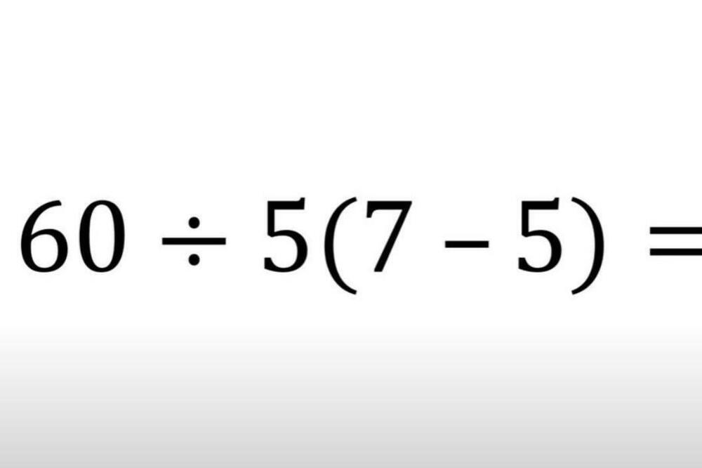 SVI SE SVAĐAJU OKO REŠENJA OVOG ZADATKA! Da li vi možete da se izborite sa ovom računskom operacijom?