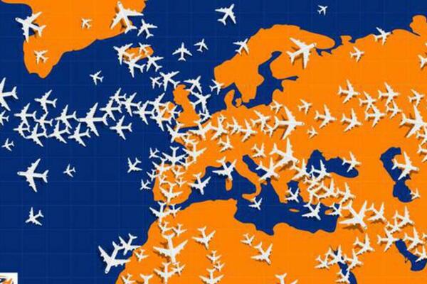 JEDNA OD NAJTEŽIH ZAGONETKI: Možete li pronaći avion koji leti u suprotnom smeru od ostalih? (FOTO)