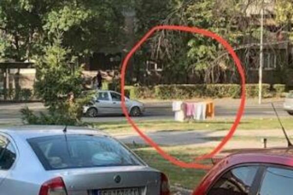 NESVAKIDAŠNJI PRIZOR NA KARABURMI: Nasred ulice raširen veš da se suši, Beograđani u NEVERICI! (FOTO)
