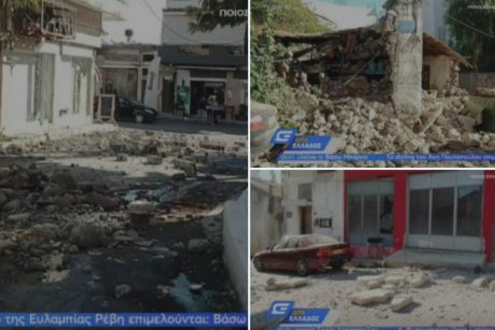 VELIKI ZEMLJOTRES U GRČKOJ! Jačina je 6 STEPENI PO RIHTERU, ljudi u panici istrčali na ulice! (VIDEO)