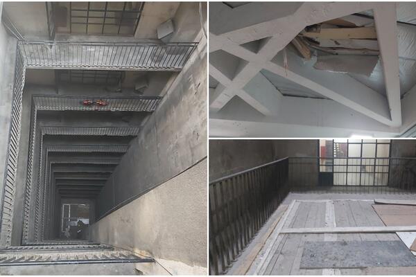 SOLITER SMRTI U BEOGRADU JUTROS ODNEO JOŠ JEDNU ŽRTVU! Sablasne scene, stanari stavili DASKE zbog samoubica (FOTO)