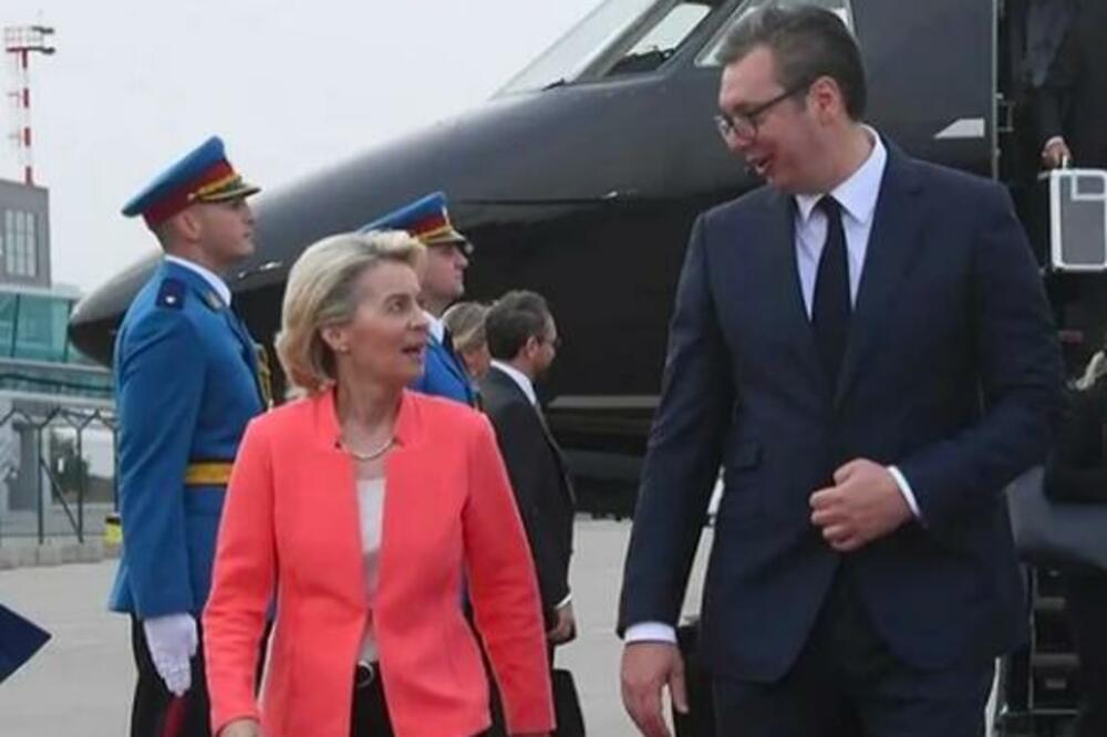 Vučić i Lajen na početku radova na pruzi Niš-Brestovac