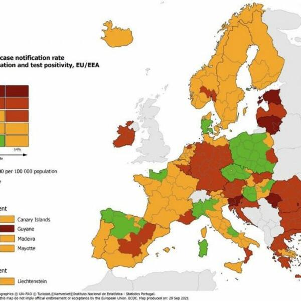 NOVA KORONA KARTA EVROPE: Zagreb prešao u TAMNO CRVENO!
