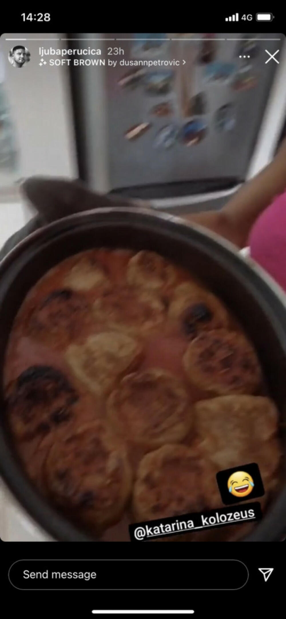 Ljuba Perućica, Katarina Kolozeus