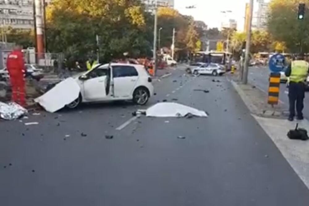 VOZAČ KOJI JE IZAZVAO NESREĆU NA KONJARNIKU IMAO ALKOHOL U KRVI! Dvoje njegovih saputnika je stradalo na licu mesta