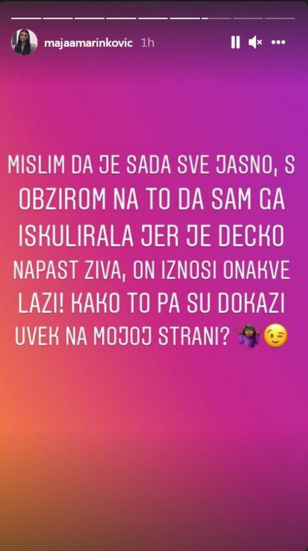 Maja Marinković, Brendon