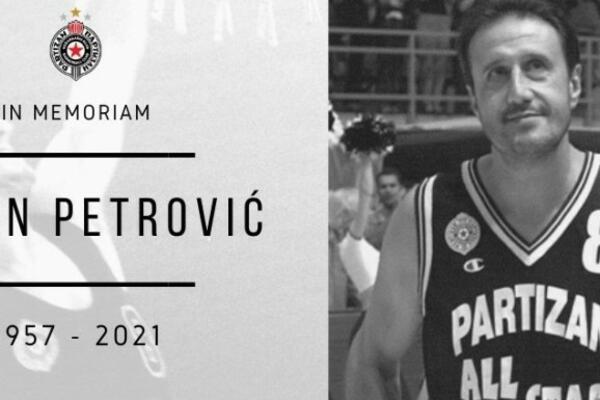 LEGENDI U ČAST: Partizan organizuje komemoraciju Bobanu Petroviću (FOTO)